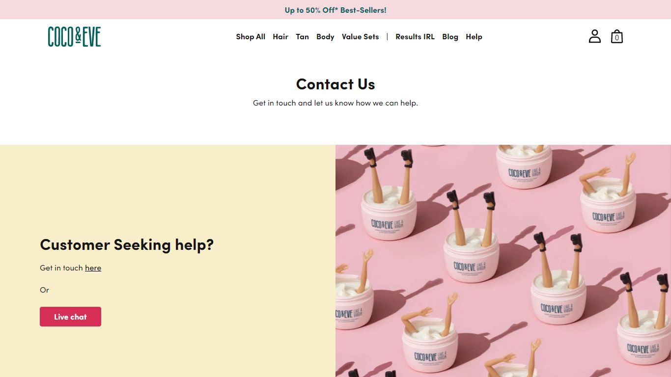 Contact Us &VerticalLine; Coco & Eve
